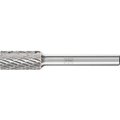 Pferd TOUGH Carbide Bur - Cylind. (Plain End) - DBL Cut (3R) - 3/8" x 3/4" x 1/4" Shank - SA-3 22152